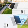 Solar Panel Charger for Ring Camera,6W Solar Charger Compatible with