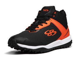 Boombah Viper Pro Men's Turf Mid Black/Orange - Size 10