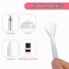 Pack of 2 Cream Spatulas Cosmetic Metal Cosmetic Spoons Reusable