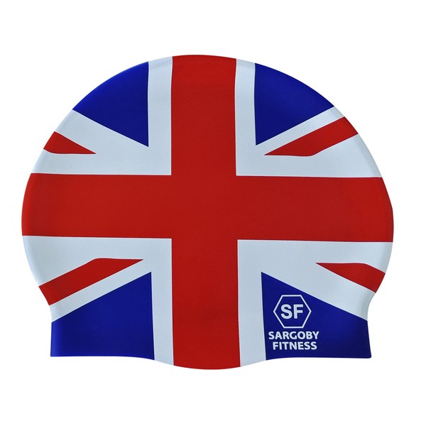 Sargoby Fitness Adult Standard-Size Swim Cap for Competitive or Recreational