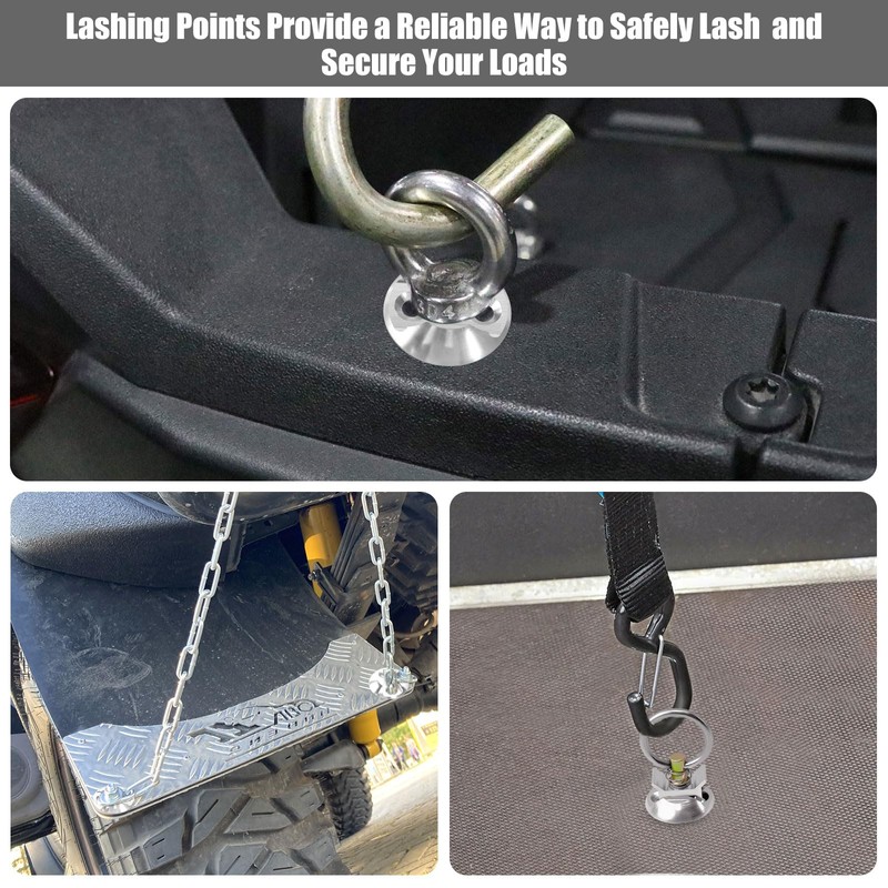 Pack of 10 Airline Rails Load Securing Lashing Point Fitting