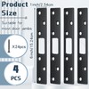 4 Pcs 6 Inch Door Strike Plate Security Latch Strike