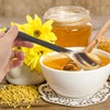 IMIKEYA Set of 4 Horn Egg Spoons Drinks Stirring Spoon