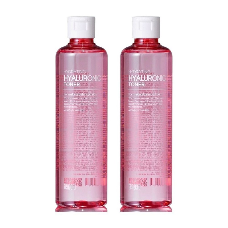 Ten Zero Quick-drying Hydrating Hyaluronic Toner 300ml 2pcs TONER Women's