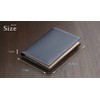 Abies Genuine Leather, Made in Japan, Bi-Fold Pass Case with