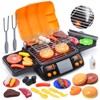 CUTE STONE Cooking Toy BBQ Set, 2 Layers Kids Grill