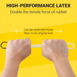 PRETEX Heavy Duty Bungee Cords with Hooks - Set of 25pcs x 13cm/5in Outdoor Cord Straps and Fixings - Garage Organizer or Tie Down for Travel