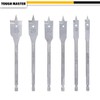 TOUGH MASTER Spade Drill Bits Set, 6 Piece ¼ Inch