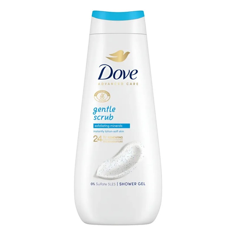 Jabón Liquido Corporal Exfoliante Dove Gentle Scrub 400 Ml