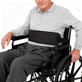 Cinturón de Seguridad para Silla de Ruedas, Correas de Arnés de Cojín, con Hebilla de Fácil Liberación, para Prevención de Caídas, para Adultos, Ancia