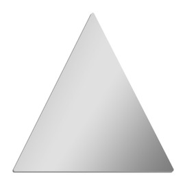 GLOSSY GALLERY Triangle Shatterproof Acrylic Safety Mirror - 8 inch