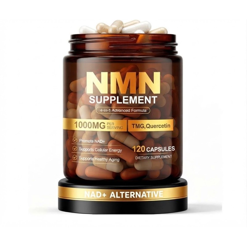 NMN 1000 mg Nicotinamide Mononucleotido con Resveratrol Quecertin TMG Liposomal