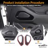 Bekantogy 2PCS Inner Door Panel Cover Trim Compatible with Nissan
