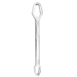 8-22mm Double-Head Universal Spanner, Multi-Purpose Ring Wrench, Self-Tightening Home and Workshop Repair Hand Tool, Sliver