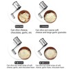 SUQ 4 in 1 Cheese Grater, Stainless Steel, Compact Cheese