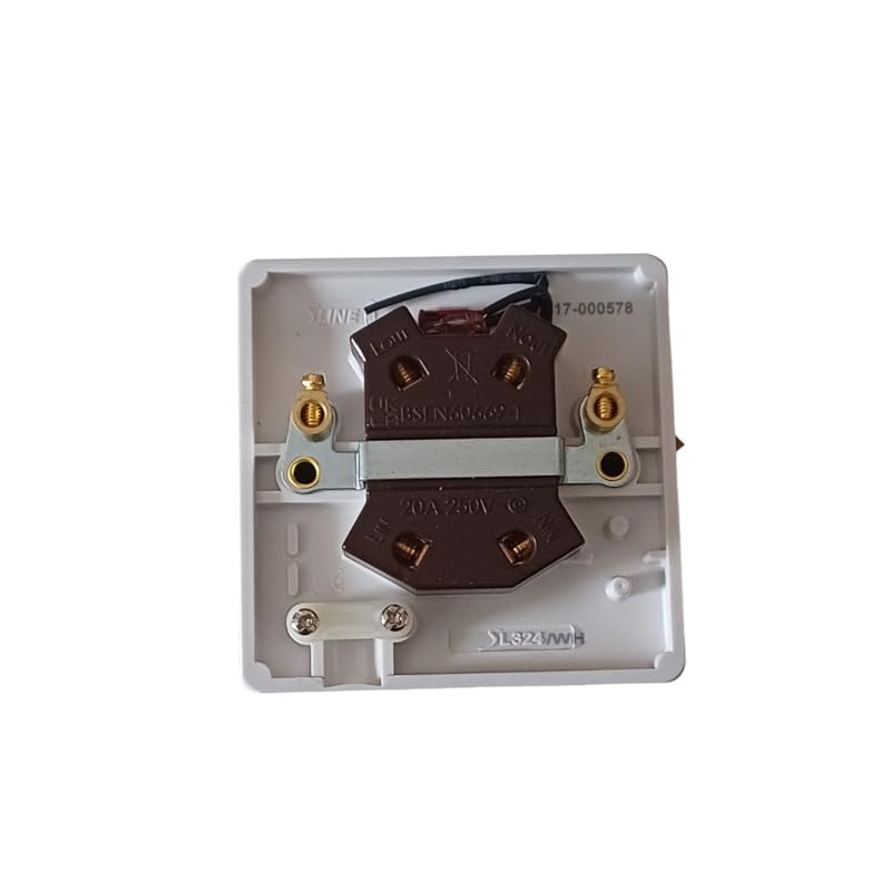 ÉABCON Water Heater Switch, 20 Amp, Stylish and Robust, White