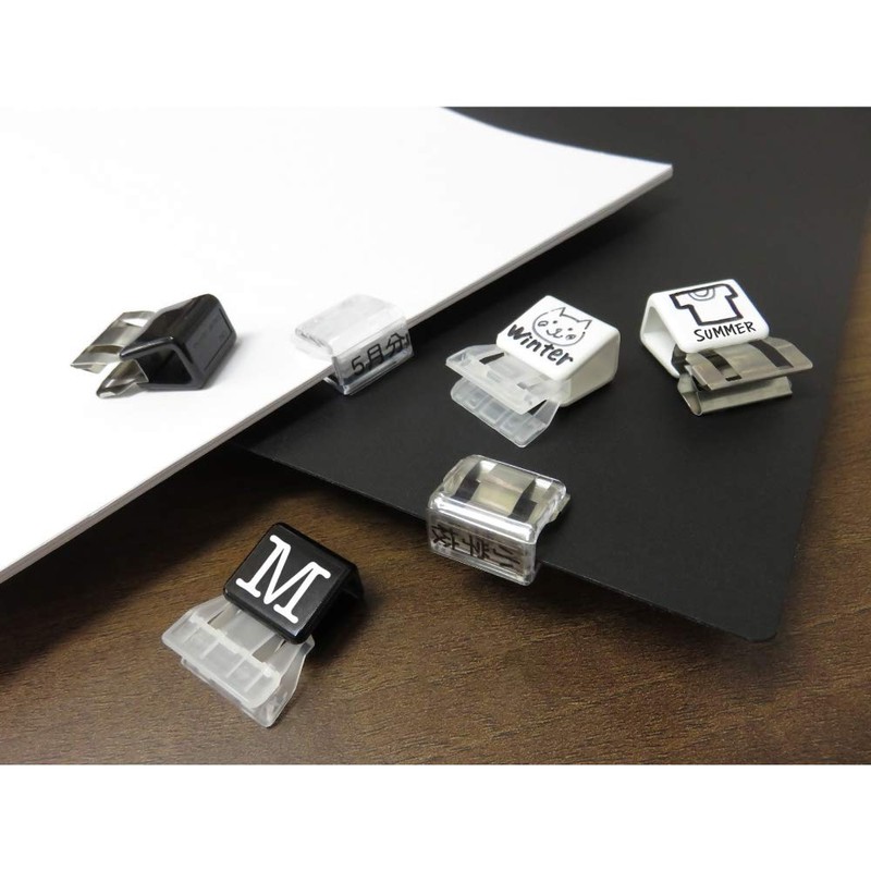 TOHKIN SMC-L5C-C Smart Clip, Large, Clear, Pack of 5