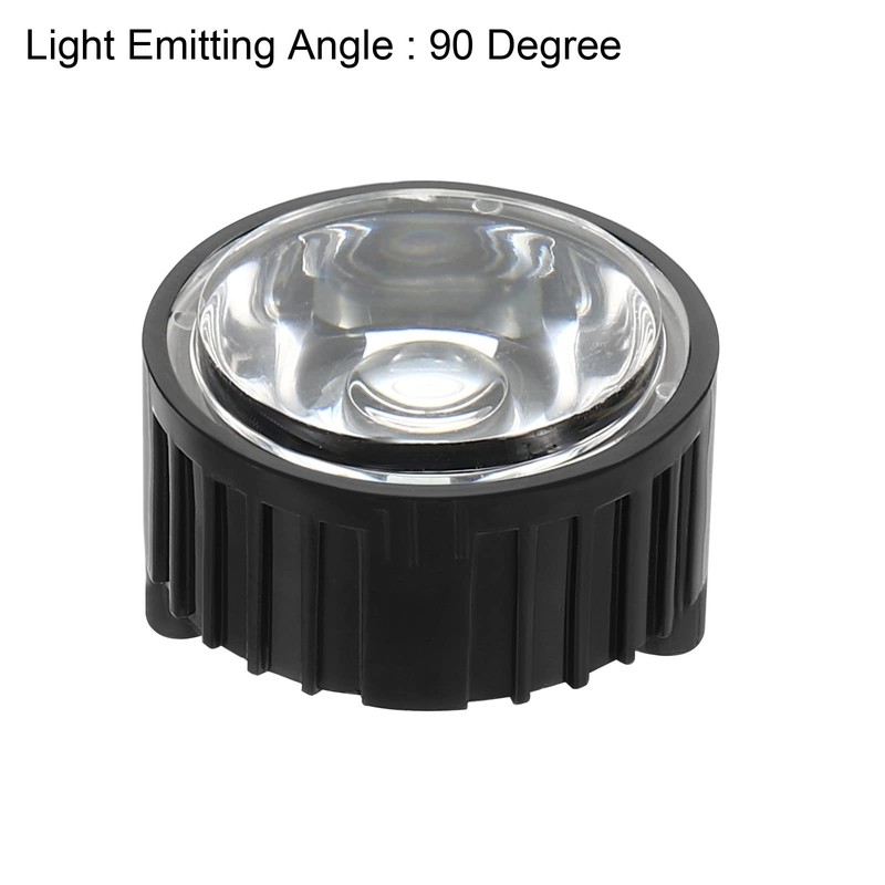 PATIKIL 20mm 90 Degree LED Lens with Stand Holder 20
