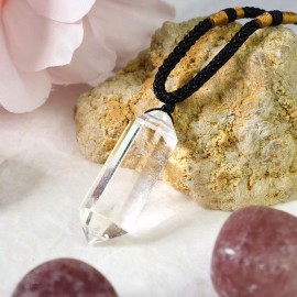 Unbranded Clear Quartz Hexagon Pendant Healing Reiki Protection Crystal Amulet Necklace