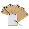 [Pack of 6] A5 Clipbboard 4mm Extra Thick, Density Board,