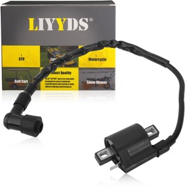 LIYYDS Ignition Coil Compatible with Kawasaki KDX80 KDX200 KX60 KX65 KX80 KX85 KX100 KX125 KX250 Big Wheel CG CG125 CG150 CG200 CG250 Go Kart ATV Dirt Bike