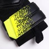 Kelme Vortex Training Goalkeeper Gloves, Black/Neon Yellow, Size 8