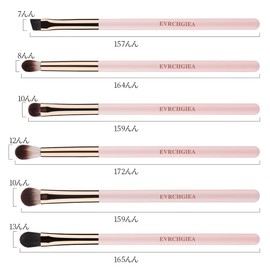 Eyeshadow Brush, Eyeshadow Brush Set, Eye Makeup Brush, Eyebrow Brush, Concealer Brush, Eyeliner Brush, Super Soft Makeup Brush Luxury Makeup Tools (6pcs Fiber Wool Set)