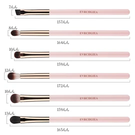 Eyeshadow Brush, Eyeshadow Brush Set, Eye Makeup Brush, Eyebrow Brush, Concealer Brush, Eyeliner Brush, Super Soft Makeup Brush Luxury Makeup Tools (6pcs Fiber Wool Set)