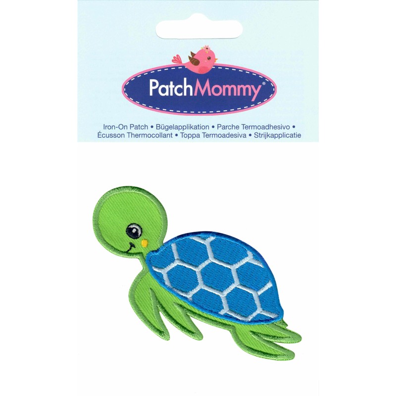 PatchMommy Sea Turtle Patch, Iron On/Sew On - Appliques For