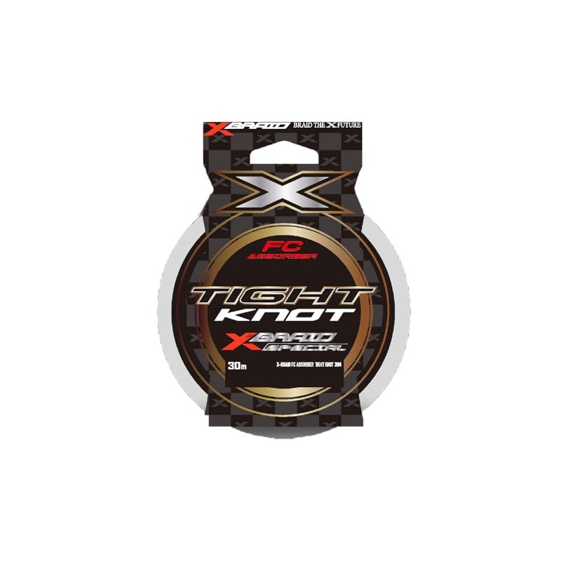 XBRAID Fluorocarbon FC Absorber Tight Knot (FC ABSORBER TIGHT KNOT)