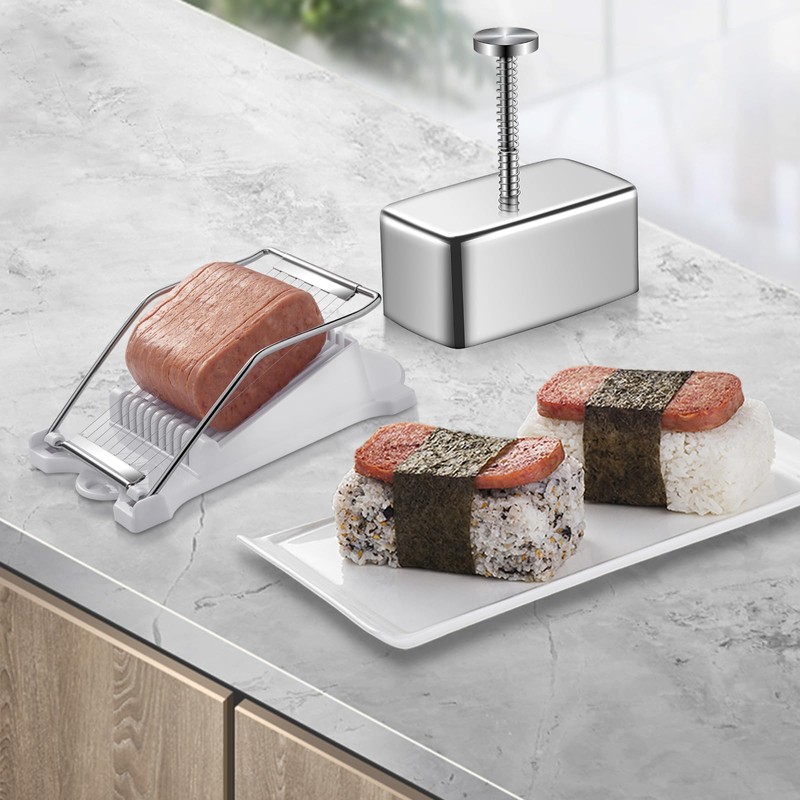 Shoxil Spam Musubi Mold Kit - Stainless Steel Onigiri Maker