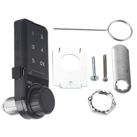 Cabinet Door Lock Coded Cabinet Keypad Lock 30L Abs Touch Keypad Password Key Access Lock Digital Electronic Security Cabinet Coded Locker L=30Mm (Installation Size L=30)