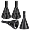 Odowalker 4 Pcs HSS Deburring External Chamfer Tool,CR12MOV Steel Hex
