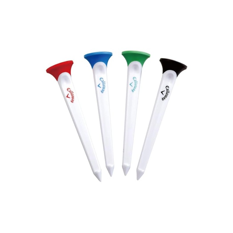Callaway 070021500083 Golf Tee Plastic Tee Party 83mm 4 Pack