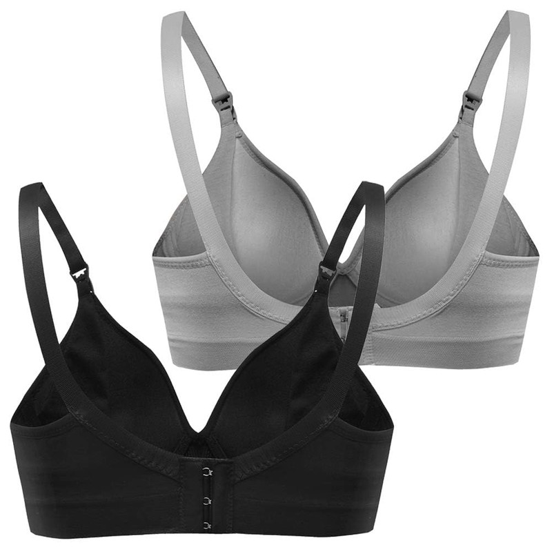 Derssity Women's Wireless Nursing Bra Comfy Sleeping Bra Soft Maternity