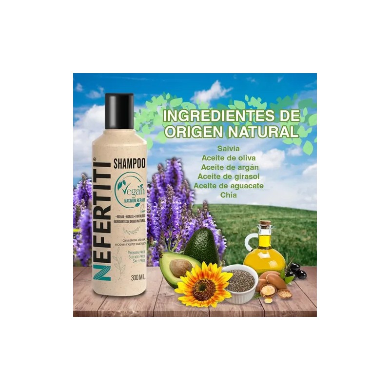Kit Shampoo + Acondicionador Sin Sulfato Sin Parabenos Vegan