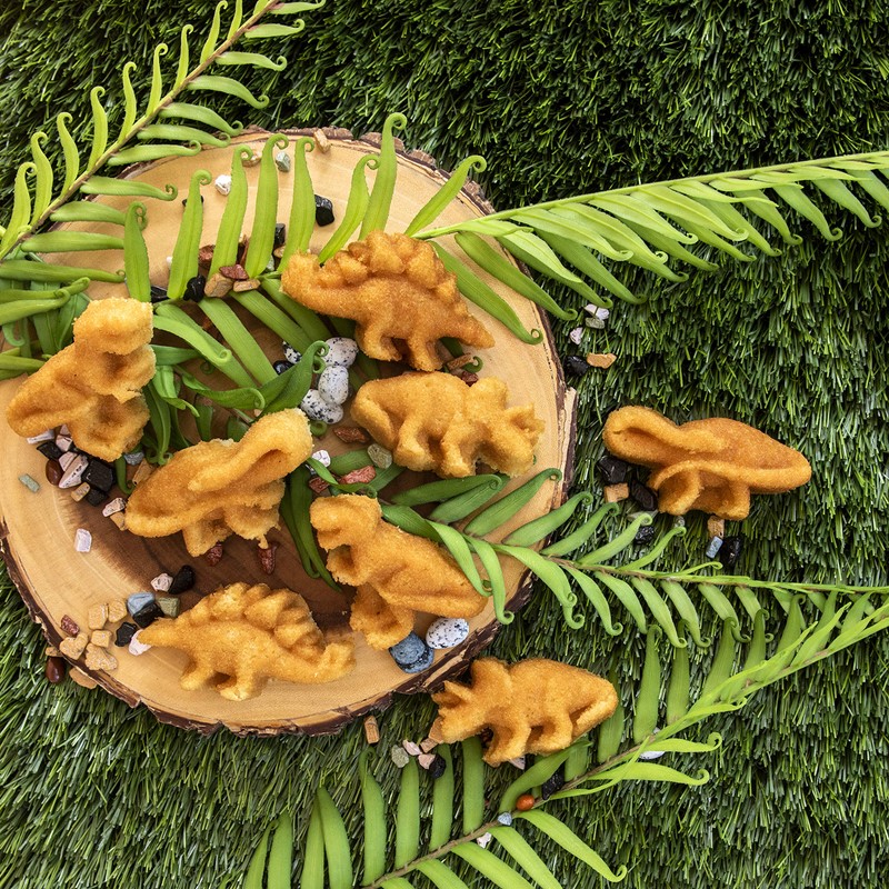 Nordic Ware Dinosaur Cakelet, 3 Cups, Toffee