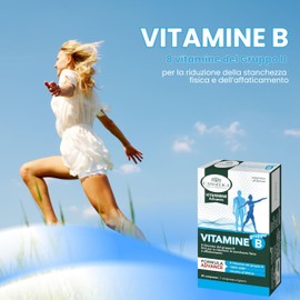 L'Angelica Vitermine Advance, Vitamine Gruppo B, B12, Integratore Alimentare con Estratto di MACA, Senza Glutine, Lattosio, Vegano, 1 Confezione da 30 Compresse