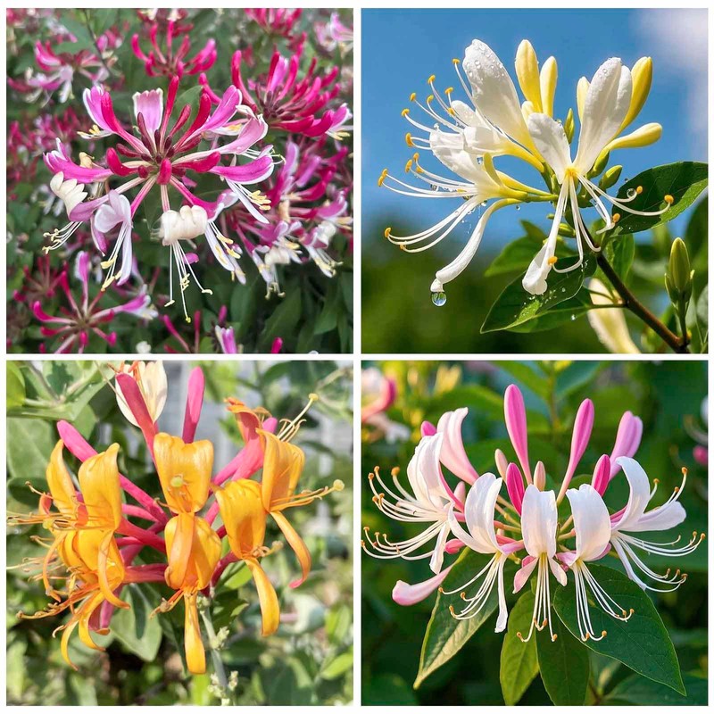 210+ Mix Honeysuckle Seeds for Planting in Home Garden- Non-GMO