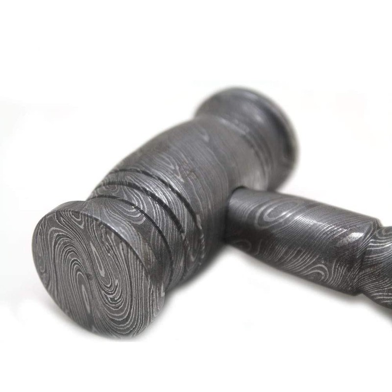 Medieval Warrior Exclusive Full Damascus Steel Hammer Great Piece of