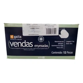 Venda Enyesada 10cm C/12pzas