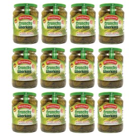 Hengstenberg Crunchy Gherkins, 24.3 Ounce (Pack of 12)
