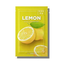 [THE SAEM] Natural Face Sheet Mask Skincare - Color: Lemon