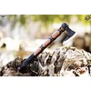 Custom Gift Forged Carbon Steel Viking Axe with Rose Wood