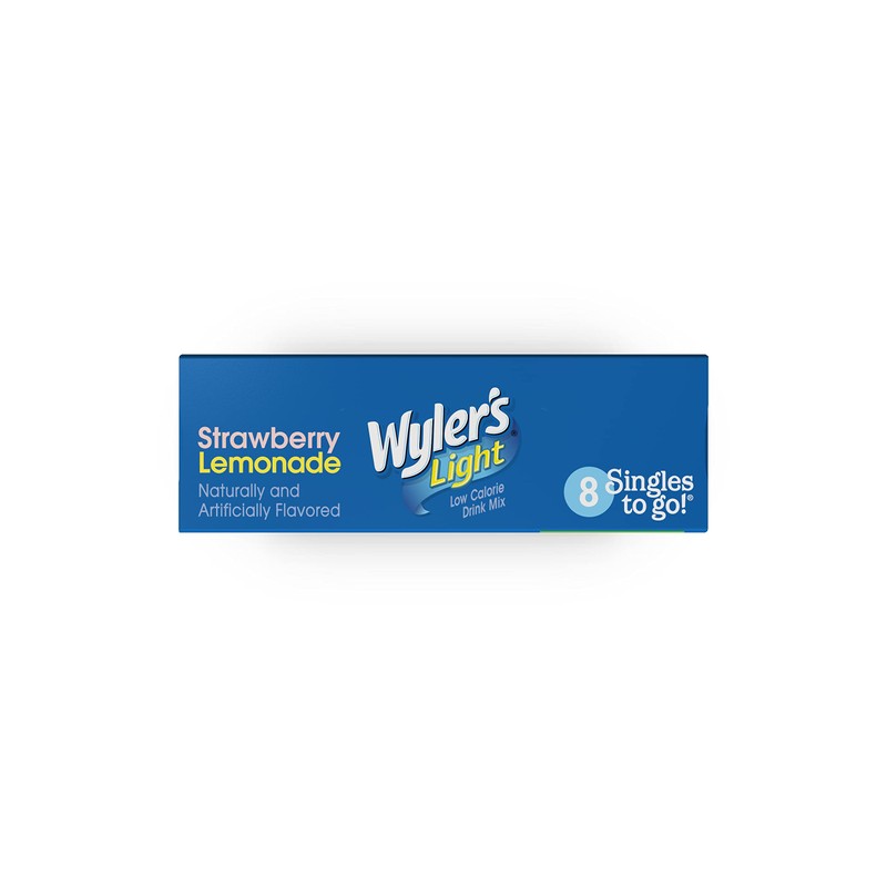 Wyler's Light Singles to Go Caffeinated Servings Strawberry Lemonade (8