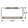Wofford College Alumni Logo Full Size Standard License Plate Metal