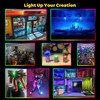10 Pack Small Spotlight Battery Operated LED Lights, Warm White