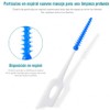 300 Piezas/Caja Cepillo Interdental, Púas De Hilo Dental De Silicona