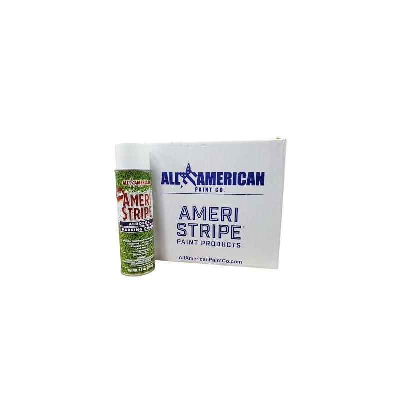 Ameri-Stripe White Athletic Chalk Paint (12 Cans Per Case) -