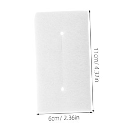 FOMIYES 25pcs Heat Resistant Hairdressing Perm Pads Lightweight Insulation Mats for Digital Ceramic Perms Protecting Hair and Skin From Burns